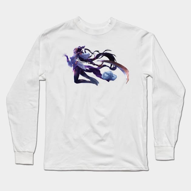 Lunar Goddess Diana Long Sleeve T-Shirt by Genessis